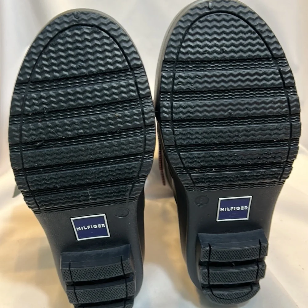 Tommy Hilfiger Rain Boots-Black-Size 6-  NWT No Box